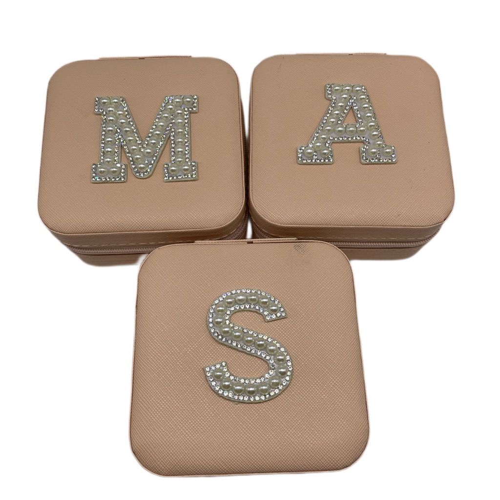 Personalized Pink Small Jewelry Box